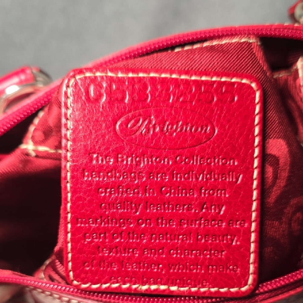 Brighton Red Heart Satchel - Picture 9 of 16